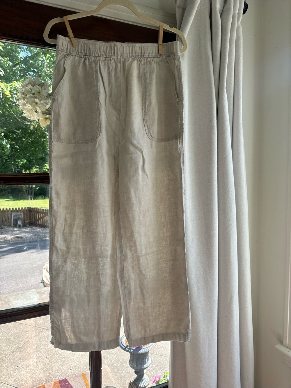 Zara 100% Linen Pants